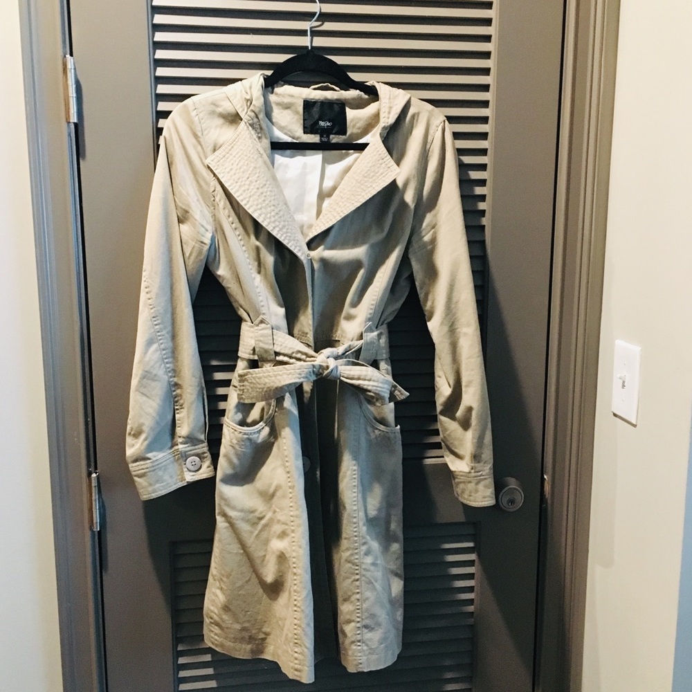 Mossimo Tan Trench/Peacoat
